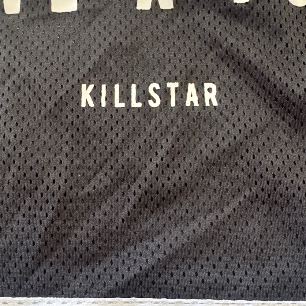 Killstar Black and White Statement Jersey Dress - Picture 2 of 10